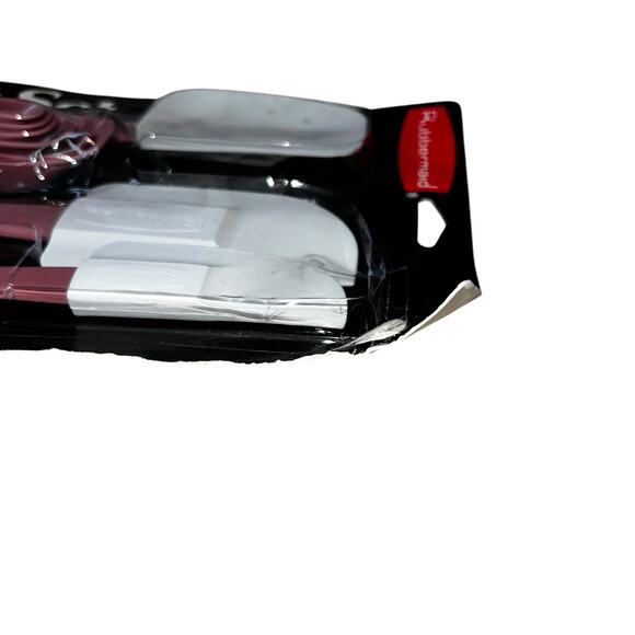 Rubbermaid Vintage Gadget Set in Rose Pink 1988 New Sealed kitchen Spatulas set - Picture 4 of 6